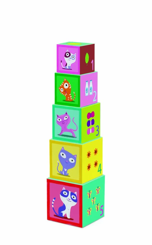 Djeco Stapelblokken 'Catibloc' 2 Djeco Stapelblokken 'Catibloc' - Afbeelding 2