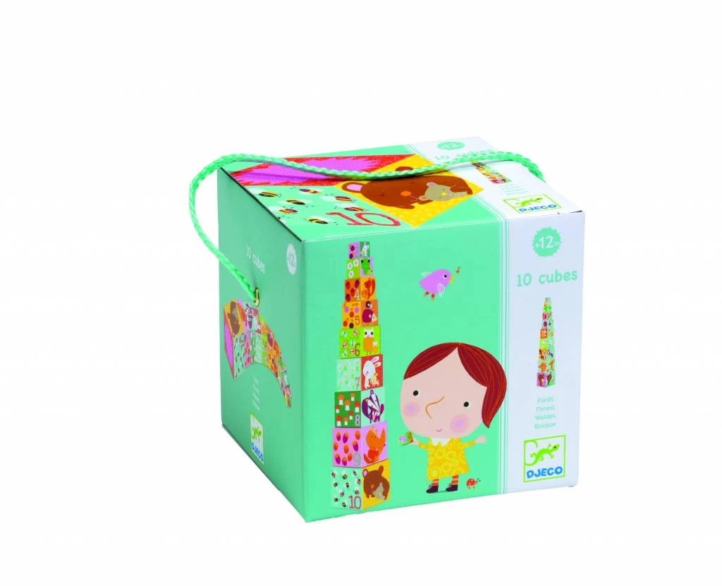 Djeco Stapelblokken 'Dieren In Het Bos' 3 Djeco Stapelblokken 'Dieren In Het Bos' - Afbeelding 3