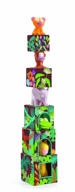 Djeco Stapelblokken 'Topani Jungle'