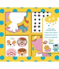 Djeco Stickerset - Dieren - DJ09050 -Djeco Winkel djeco djeco stickerset dieren dj09050 2