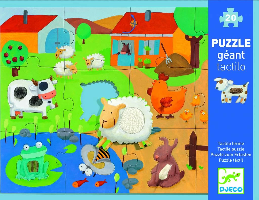 Djeco Voelpuzzel Boerderij 3 Djeco Voelpuzzel Boerderij - Afbeelding 3