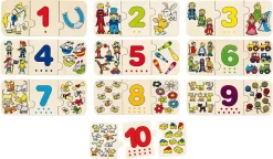 Goki Houten Puzzel 'tellen En Matchen'