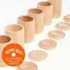 Grapat Houten Bakjes Met Deksel Naturel 16-136
