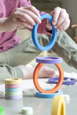 Grapat Ringen Set (Nest Rings) 20-216 -Djeco Winkel grapat grapat ringen set nest rings 20 216 5