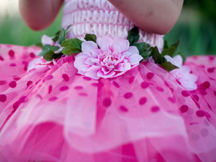 Great Pretenders Roze Feeënjurk Met Bloemen, Vleugels En Een Hoofdbandje 2 Great Pretenders Roze Feeënjurk Met Bloemen, Vleugels En Een Hoofdbandje - Afbeelding 2