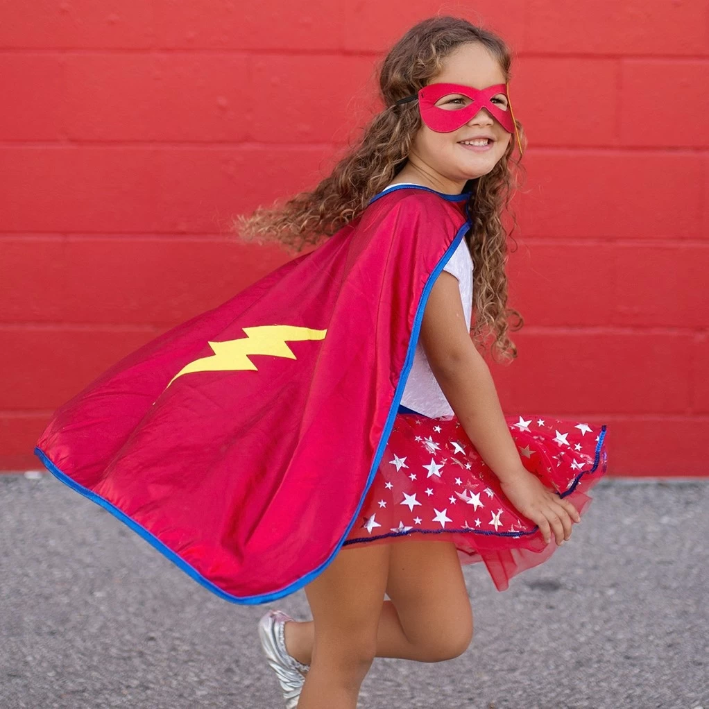 Great Pretenders Superhero Girls Set (masker, Cape En Tutu) (4-6 Jaar) 67675 3 Great Pretenders Superhero Girls Set (masker, Cape En Tutu) (4-6 Jaar) 67675 - Afbeelding 3