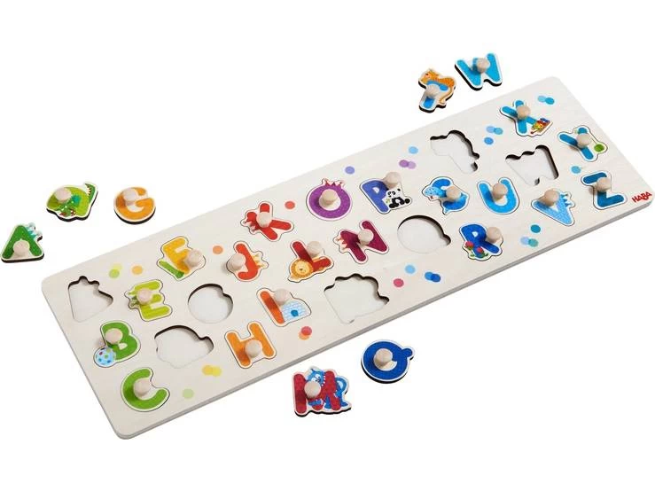 Haba Houten Inlegpuzzel 'mijn Eerst ABC' 2 Haba Houten Inlegpuzzel 'mijn Eerst ABC' - Afbeelding 2