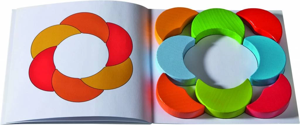 Haba Houten Legspel Kleurenmanen 2 Haba Houten Legspel Kleurenmanen - Afbeelding 2