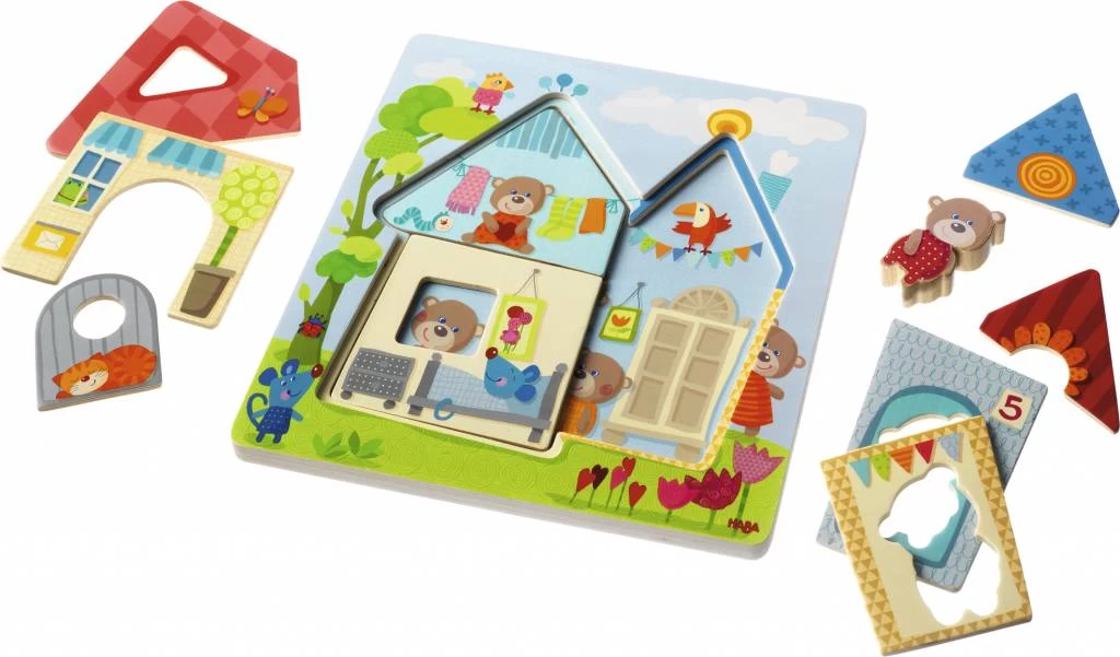 Haba Houten Puzzel Berenhuis 2 Haba Houten Puzzel Berenhuis - Afbeelding 2