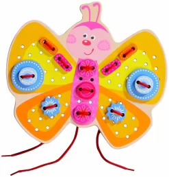 Haba Houten Rijgspel Vlinder -Djeco Winkel haba haba houten rijgspel vlinder 4