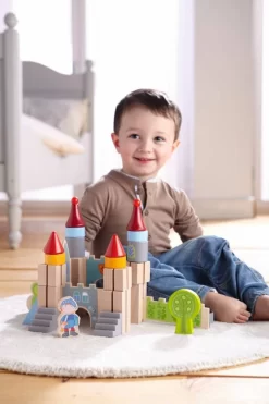 Haba Houten Speelblokken Klein Ridderkasteel -Djeco Winkel haba haba houten speelblokken klein ridderkasteel 3