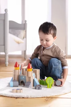 Haba Houten Speelblokken Klein Ridderkasteel -Djeco Winkel haba haba houten speelblokken klein ridderkasteel 4