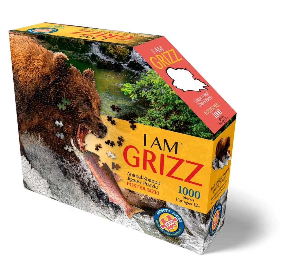 Puzzel I AM - Grizzly Beer - 1000 Stukjes 4 Puzzel I AM - Grizzly Beer - 1000 Stukjes - Afbeelding 4