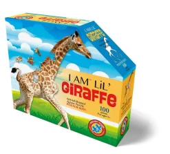 Puzzel I AM Lil' - Giraffe 100 Stukjes -Djeco Winkel madd capp puzzel i am lil giraffe 100 stukjes 3