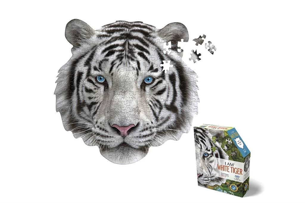 Puzzel I AM Mini - White Tiger 300 Stukjes 3 Puzzel I AM Mini - White Tiger 300 Stukjes - Afbeelding 3