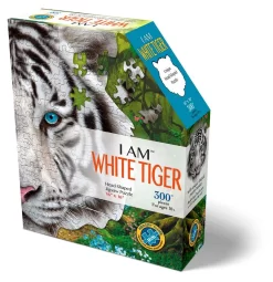 Puzzel I AM Mini - White Tiger 300 Stukjes 7 Puzzel I AM Mini - White Tiger 300 Stukjes -Djeco Winkel madd capp puzzel i am mini white tiger 300 stukjes 3