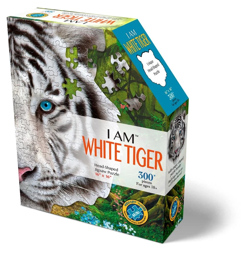 Puzzel I AM Mini - White Tiger 300 Stukjes 4 Puzzel I AM Mini - White Tiger 300 Stukjes - Afbeelding 4