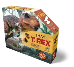 Puzzel I AM - T-Rex 100 Stukjes -Djeco Winkel madd capp puzzel i am t rex 100 stukjes 3