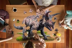 Puzzel I AM - Triceratops 100 Stukjes -Djeco Winkel madd capp puzzel i am triceratops 100 stukjes 2