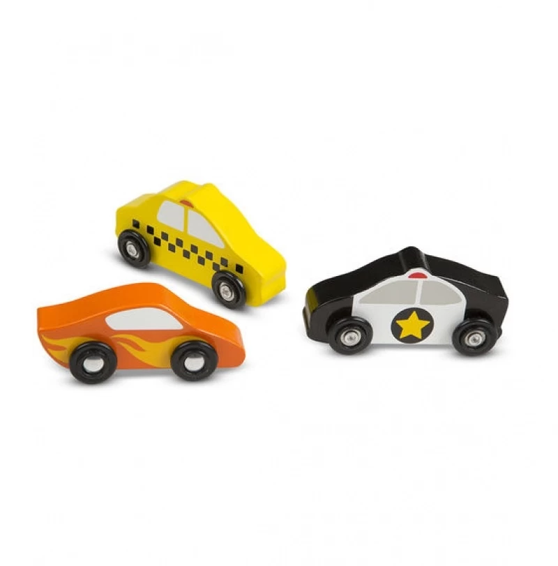 Melissa & Doug Melissa And Doug Houten Auto's In Kist (9-delig) 2 Melissa & Doug Melissa And Doug Houten Auto's In Kist (9-delig) - Afbeelding 2