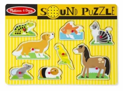 Melissa & Doug Melissa And Doug Houten Huisdieren Puzzel Met Geluid