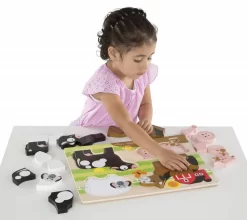 Melissa & Doug Melissa And Doug Houten Inlegpuzzel Boerderij -Djeco Winkel melissa doug melissa and doug houten inlegpuzzel b 2