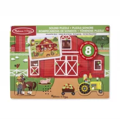 Melissa & Doug Melissa And Doug Houten Puzzel Met Geluid 'Op De Boerderij'