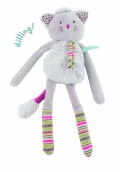 Moulin Roty Rammelaar Kat Grijs