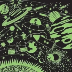 Mudpuppy Puzzel 500 Stukjes - Glow In The Dark - Space -Djeco Winkel mudpuppy puzzel 500 stukjes glow in the dark space 2