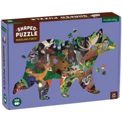 Mudpuppy Silhouet Puzzel 300 Stukjes - Bos