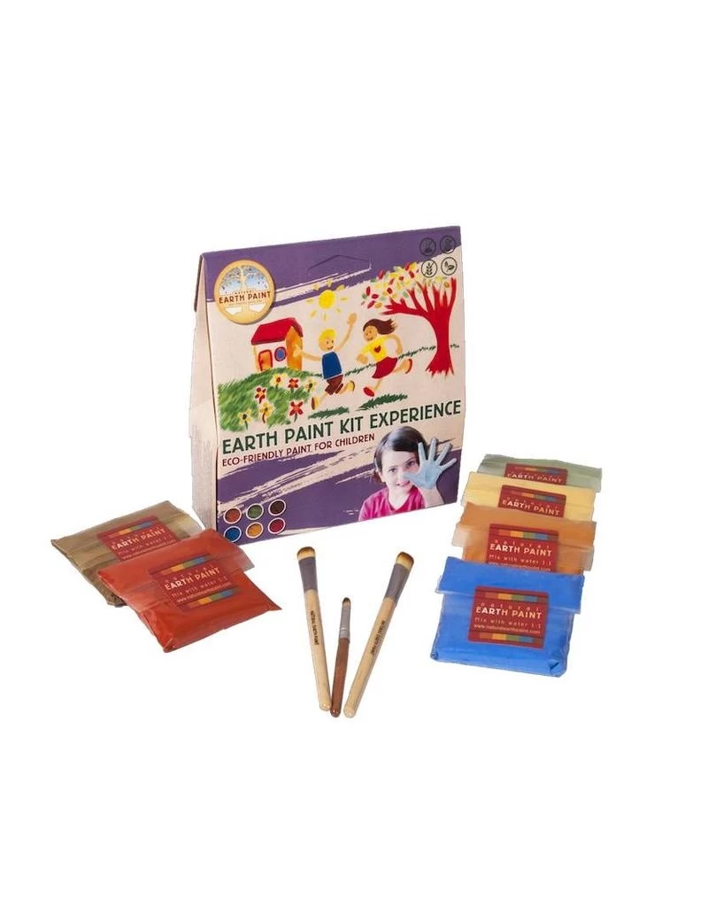 Natural Earth Paint Kit - 6 Kleuren Natuurlijke Kinderverf 1 Natural Earth Paint Kit - 6 Kleuren Natuurlijke Kinderverf
