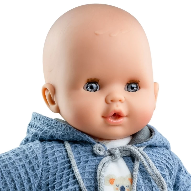 Paola Reina Pop Alex (koala/blauw) Met Mechanisme (36cm) PR08022 2 Paola Reina Pop Alex (koala/blauw) Met Mechanisme (36cm) PR08022 - Afbeelding 2