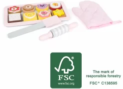 Small Foot Houten Bakset Koekjes 10 Small Foot Houten Bakset Koekjes -Djeco Winkel small foot houten bakset koekjes 4