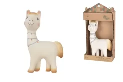 Tikiri Bijtspeeltje Met Rammelaar - Lama -Djeco Winkel tikiri tikiri bijtspeeltje met rammelaar lama 2
