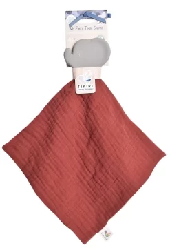 Tikiri Knuffeldoekje Met Bijtspeeltje - Olifant -Djeco Winkel tikiri tikiri knuffeldoekje met bijtspeeltje olifa 2