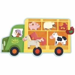 Vilac Houten Inlegpuzzel Boerderijdieren (5st) 4631