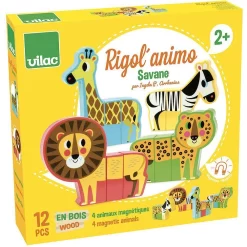 Vilac Magnetische Dieren 7703 -Djeco Winkel vilac vilac magnetische dieren 7703 3
