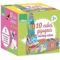 Vilac Stapelblokken Dieren 2481 -Djeco Winkel vilac vilac stapelblokken dieren 2481 2