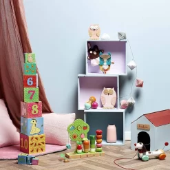 Vilac Stapelblokken Dieren 2481 -Djeco Winkel vilac vilac stapelblokken dieren 2481 3